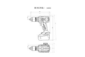 BS 18 LTX BL I Set Аккумуляторная дрель-шуруповерт Metabo