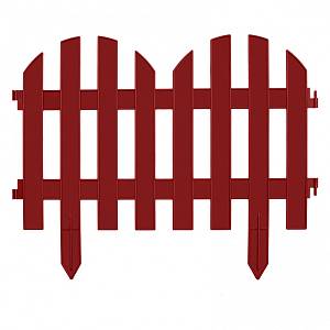 Забор декоративный &quot;Романтика&quot;, 28 х 300 см, терракот, Россия, Palisad
