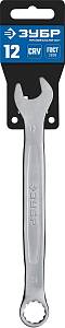 ЗУБР 12 мм, комбинированный гаечный ключ, Профессионал (27087-12)