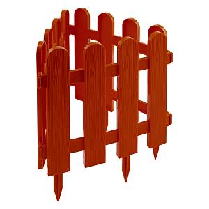 Забор декоративный "Классика", 29 х 224 см, терракот, Россия, Palisad