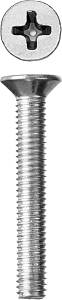 ЗУБР DIN 965, кл. пр. 4.8, M6 х 30 мм, цинк, 7 шт, винт с потайной головкой (303116-06-030)
