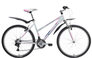 Велосипед FURY Kanto Lady белый/розовый/черный 18"