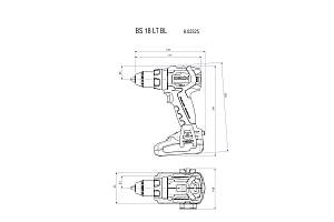BS 18 LT BL Set Аккумуляторная дрель-шуруповерт Metabo