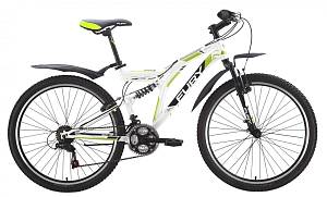 Велосипед FURY Kagawa Disc белый/зеленый/черный 17&quot;