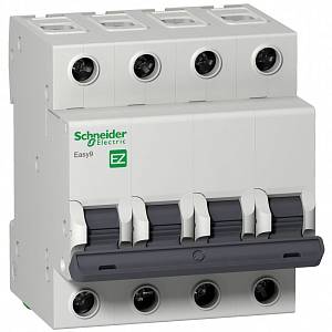 Автоматич-й выкл-ль Schneider EASY 9 4П 32А B 4,5кА 400В EZ9F14432