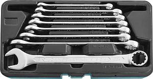 W84108S Набор ключей гаечных комбинированных с профилем SUPER TECH в кейсе, 8-19 мм, 8 предметов JONNESWAY