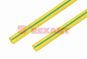 Rexant 22-0007 Термоусадка 20.0 / 10.0 мм 1м Желто-зеленая