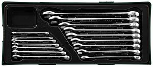 Набор комбинированных ключей 6-24 мм, 16 предметов (ложемент) JONNESWAY W26116ST